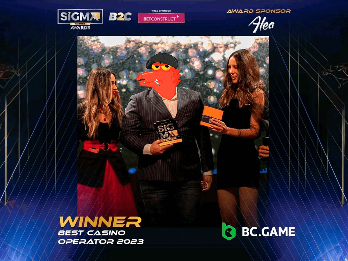 BC.Game, SiGMA Europe 2023 Etkinliğinde Yenilik Ödülünü Kazandı